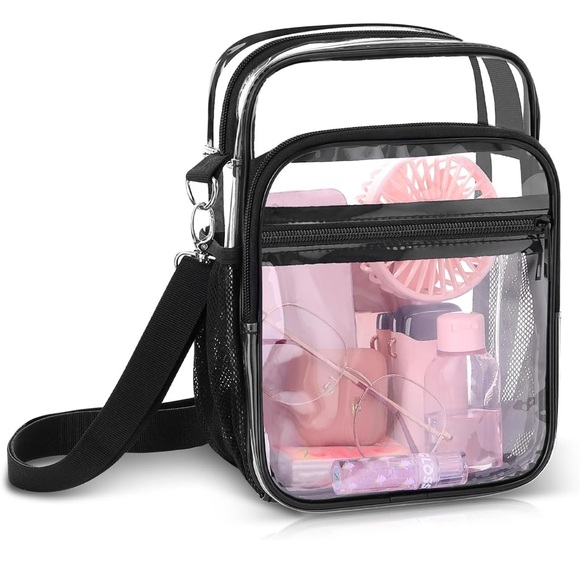Blvornl Clear Crossbody Bag - Stadium Approved, Adjustable Strap, Waterproof PVC - View #4